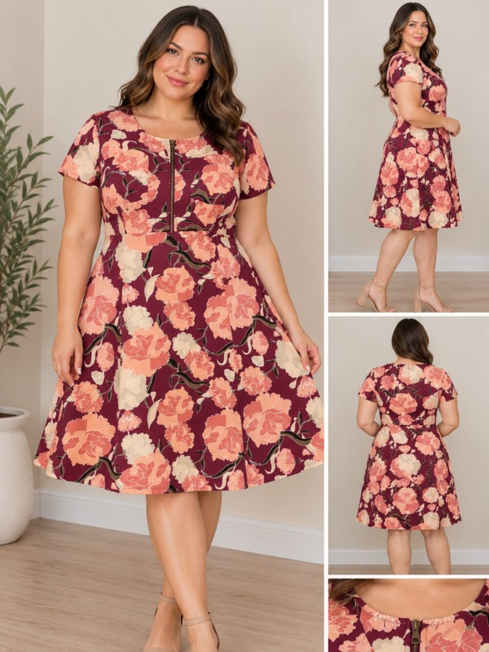 NWT In Every Story Floral Plus Size Dress